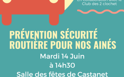 PRÉVENTION SECURITE ROUTIÈRE POUR NOS AINES